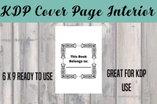 Cover Page Interior - KDP Ready: Elevating Low-Content Book Design