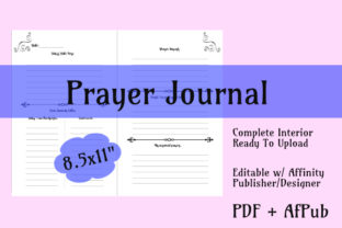 Customizable Prayer Journal for KDP Print