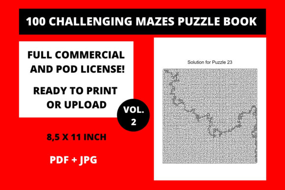 Evaluating 100 Challenging Mazes Puzzle Book Vol2 as a Commercial Asset