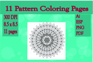 Explore Creativity with 11 Pattern Coloring Pages