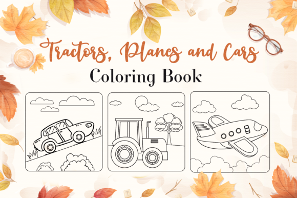 Exploring the Versatile World of Tractors, Planes, and Cars Illustrations