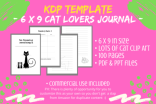 KDP Interior: 6x9 Cat Lovers Journal Template