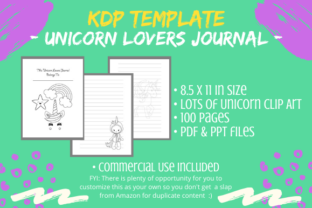 KDP Template - Unicorn Lovers Journal: A Strategic Resource for Low-Content Publishers