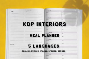 Meal Planner KDP Interior: A Comprehensive Guide in Five Languages