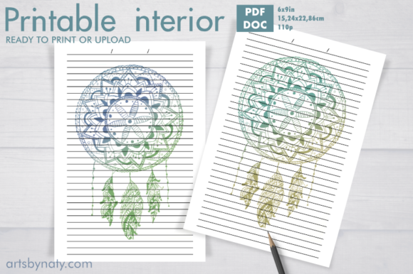 Unlock Your Creativity with the Dreamcatcher Printable Journal for KDP